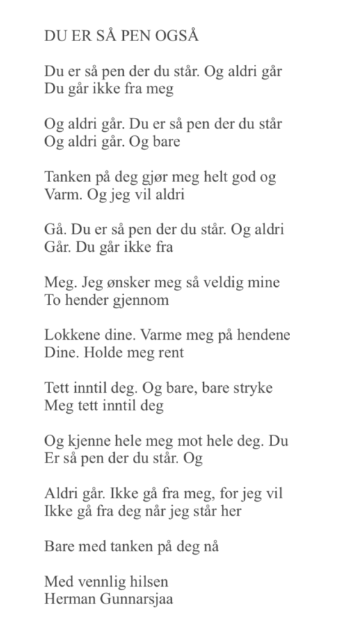 DU ER SÅ PEN OGSÅ