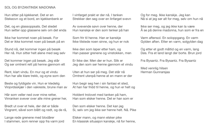 SOL OG BYZANTINSK MADONNA