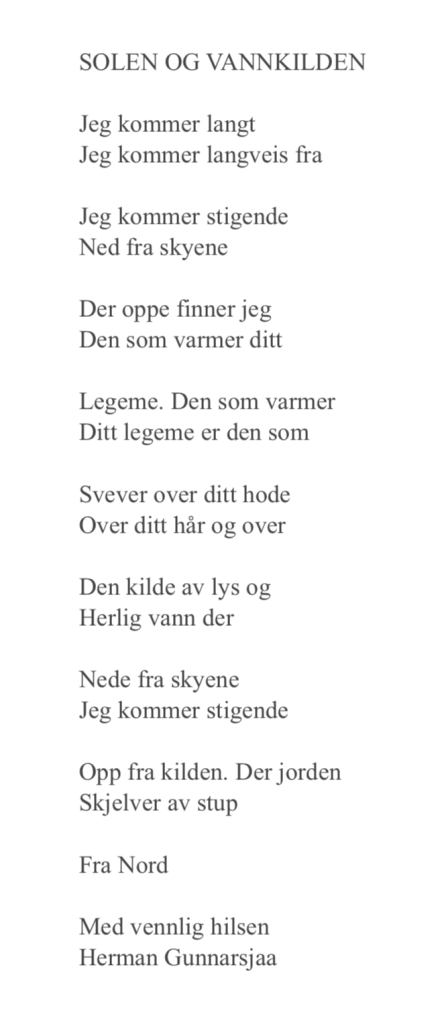 SOLEN OG VANNKILDEN