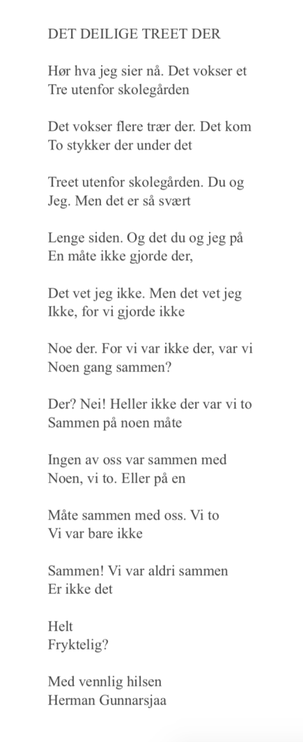 DET DEILIGE TREET DER