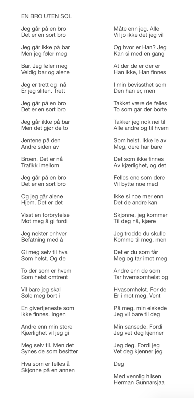 EN BRO UTEN SOL