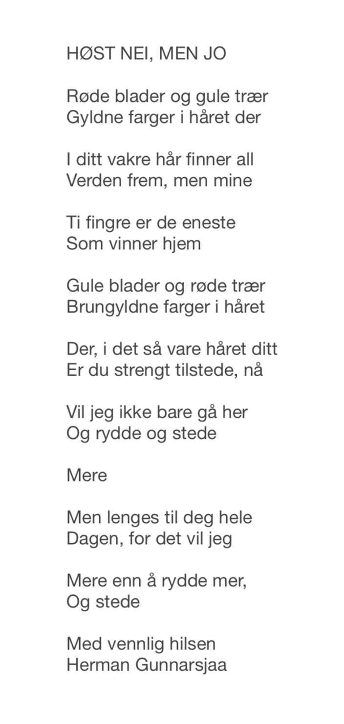 HØST NEI, MEN JO