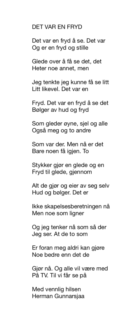 DET VAR EN FRYD