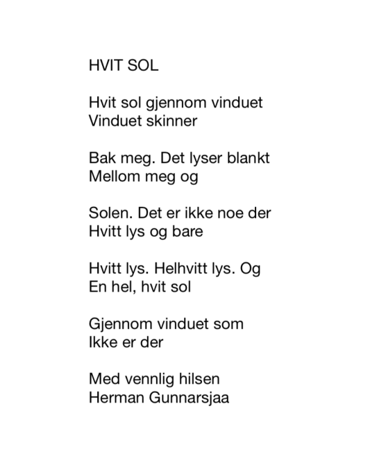HVIT SOL