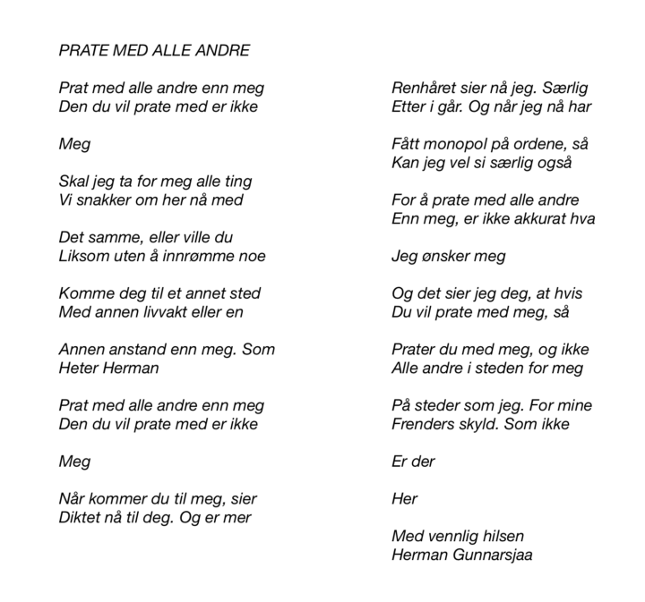 PRATE MED ALLE ANDRE